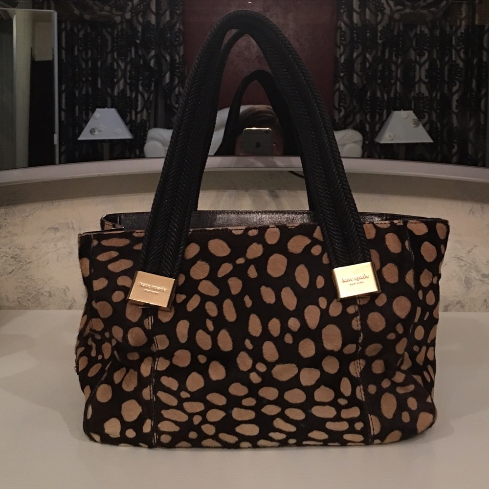 Kate Spade fur handbag